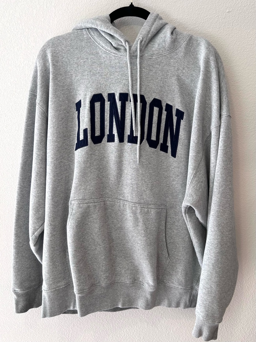 John Galt Brandy Melville Gray London Hoodie Sweatshirt Oversized One Size
